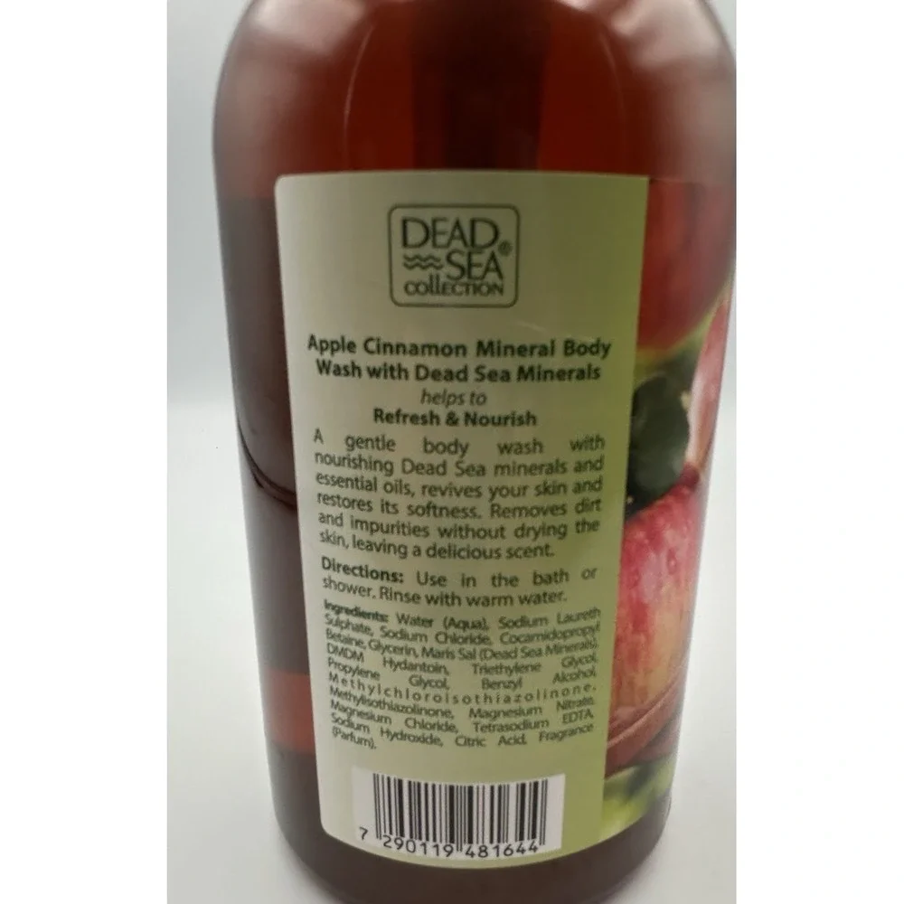 Dead‎ Sea Collection Mineral Body Wash Apple Cinnamon 33.8 oz